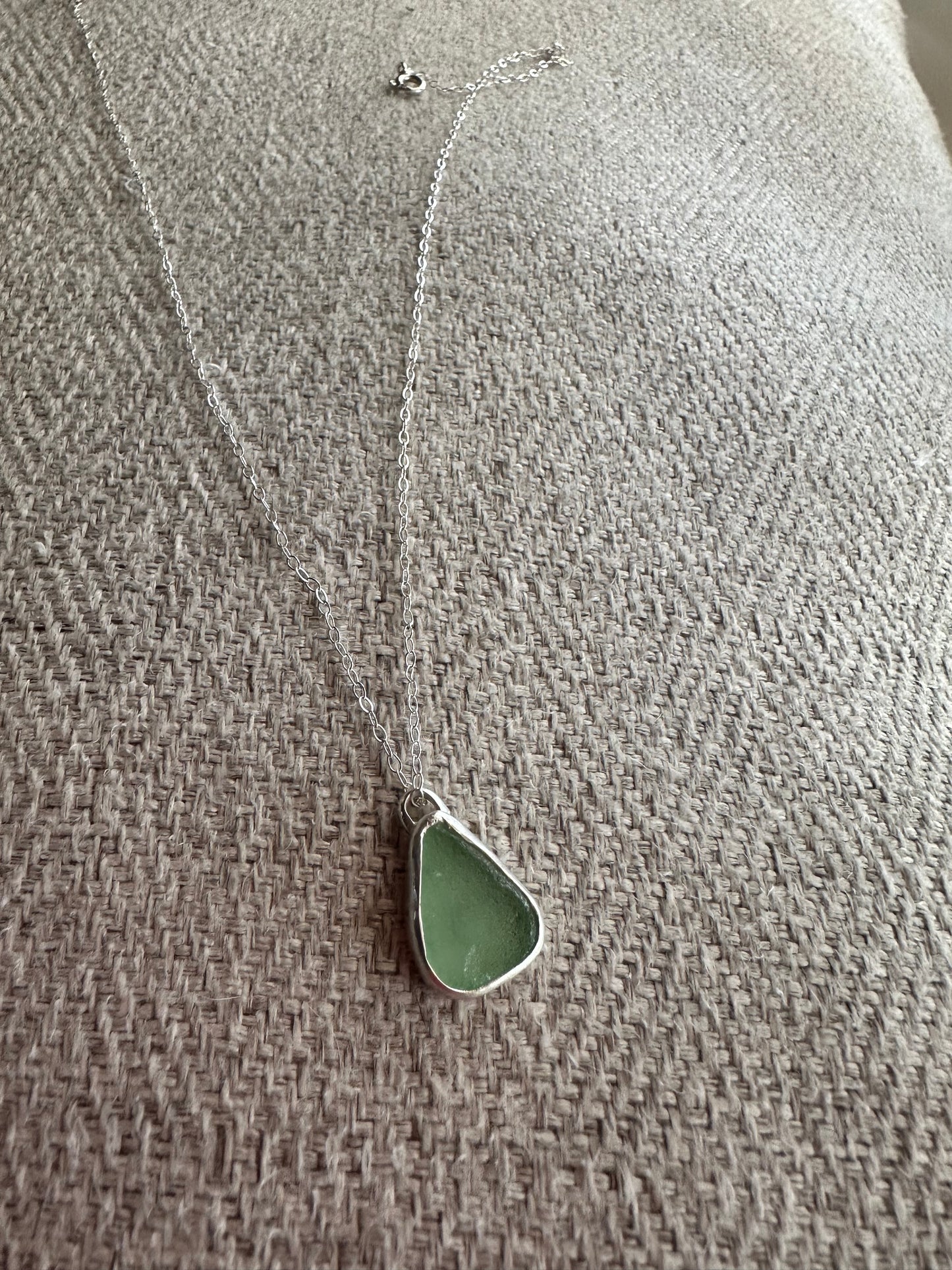 seafoam Seaglass pendant (chain not included)