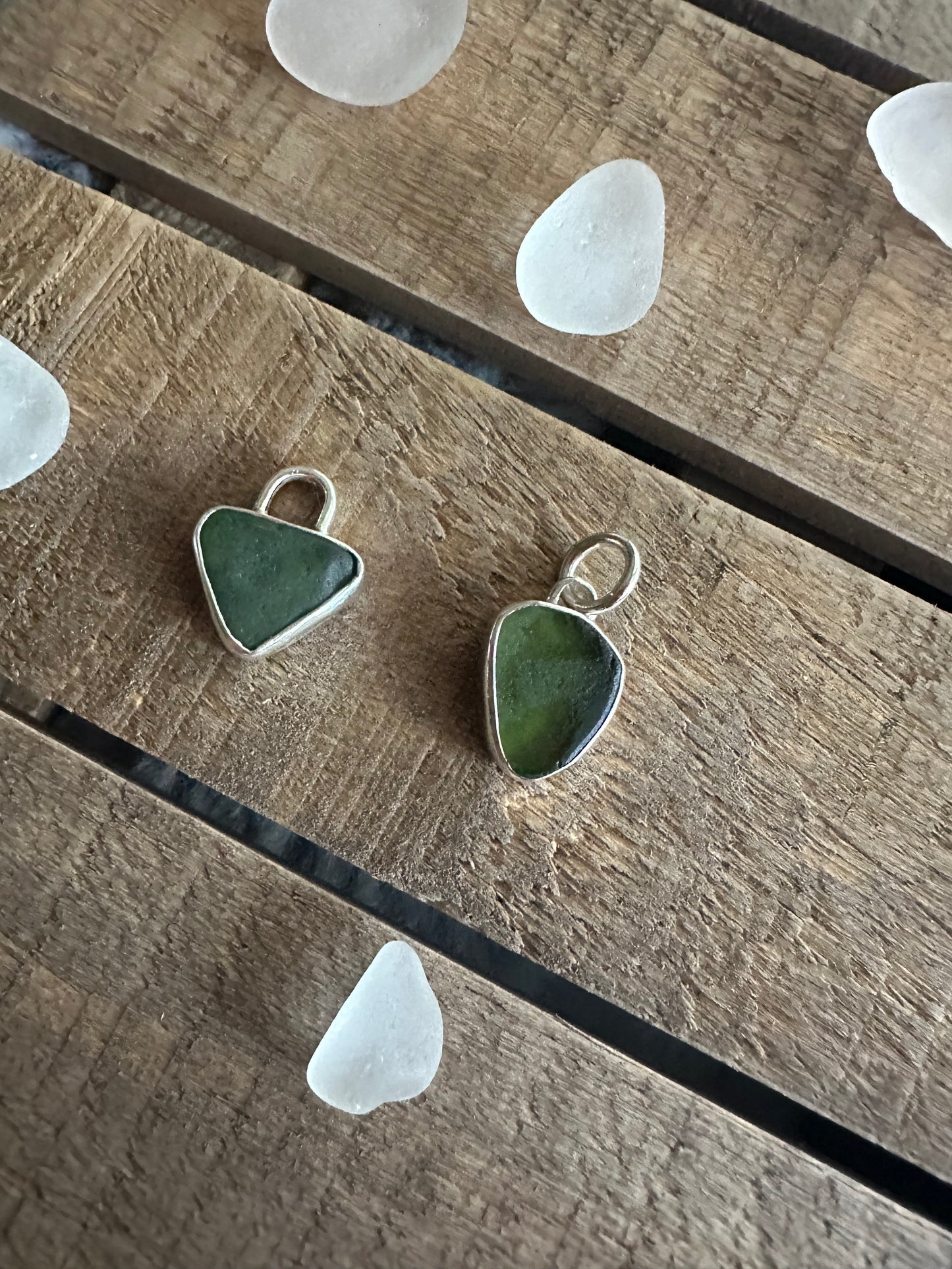 Hunter green pendant
