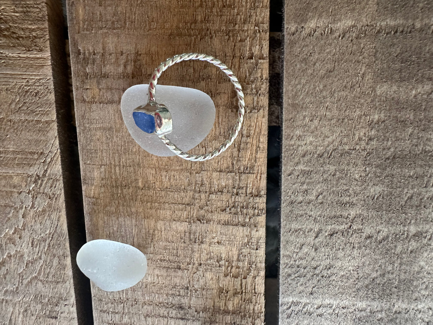 T light blue ring