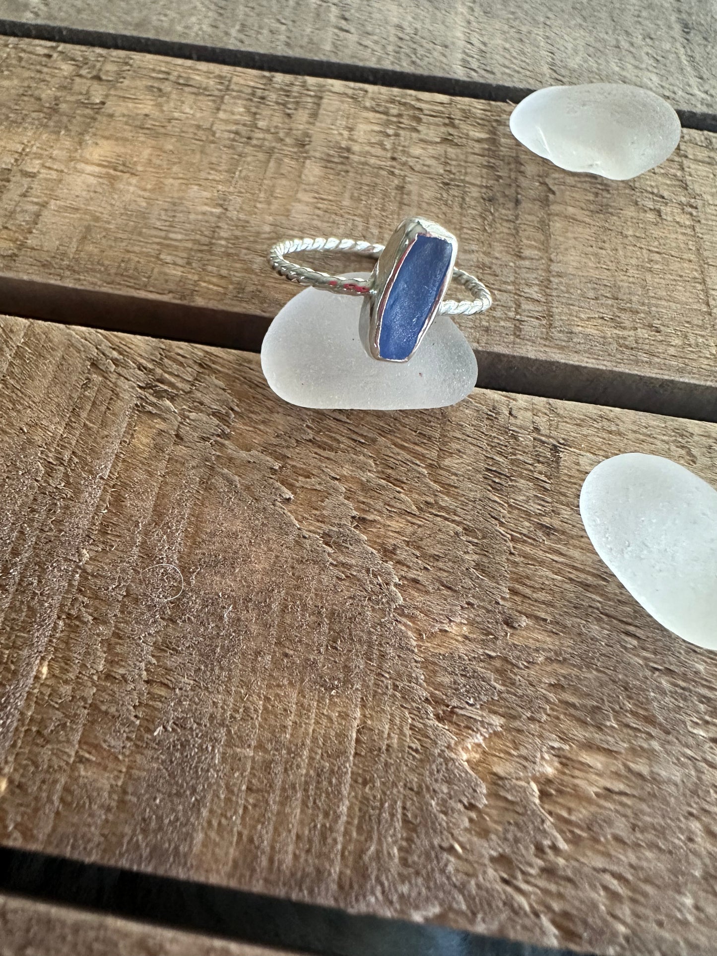 T light blue ring