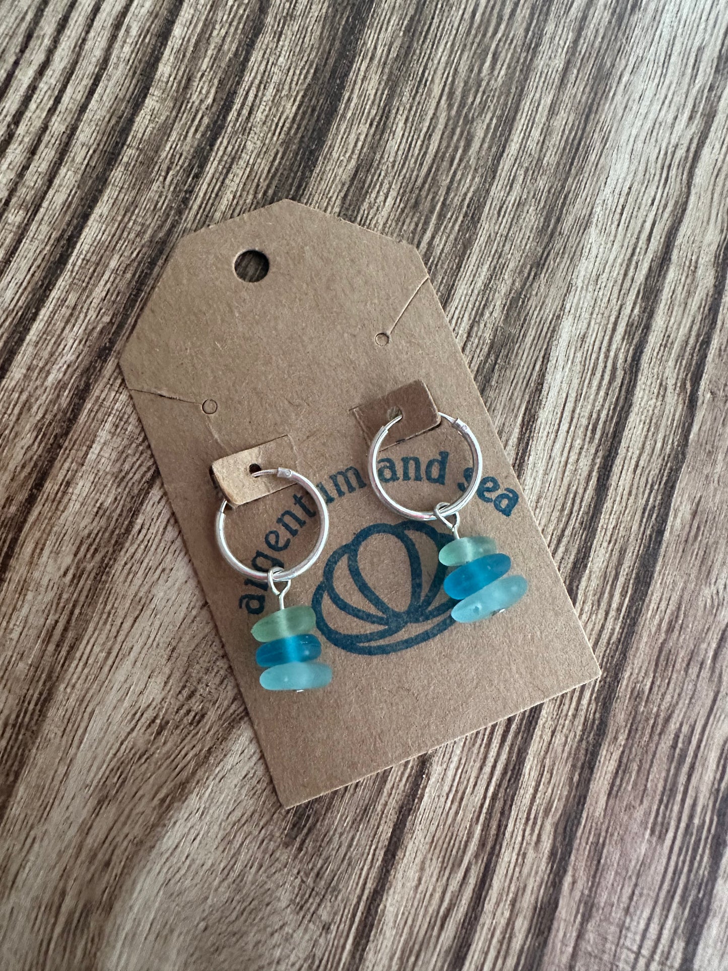Trio charm earrings