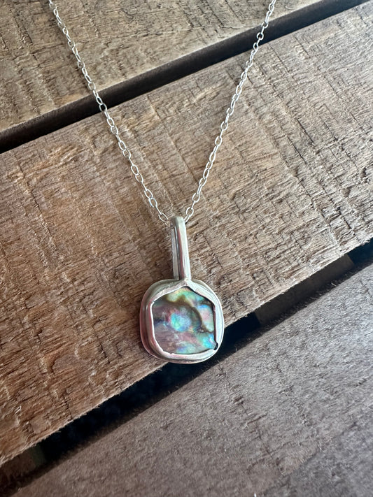 Abalone Shimmer Pendant (chain not included)